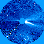 SOHO/LASCO coronagraph image of the Sun